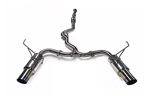 Invidia (Hs15Stigtt) N1 Titanium Burnt Tip Dual Cat-Back Exhaust System For Subaru Wrx/Sti #TOP1