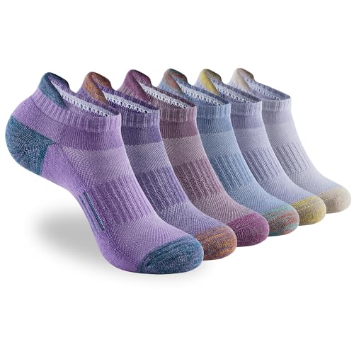 Image of ATBITER Women's Ankle Socks Cushioned Running Athletic No Show Socks-6Pairs | Ladies Low Cut Short Workout Gym Socks With Tab Non Slip for Yoga Pilates Casual Dress Flats Sneaker Shoe Size 6-8 /8-10 /10-12