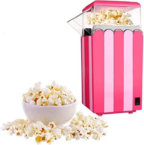PowCube Maker,Hot Air Popcorn Popper Healthy Popping Corn Kernels Machine,No Oil Needed,8.5-Ounce, Pink