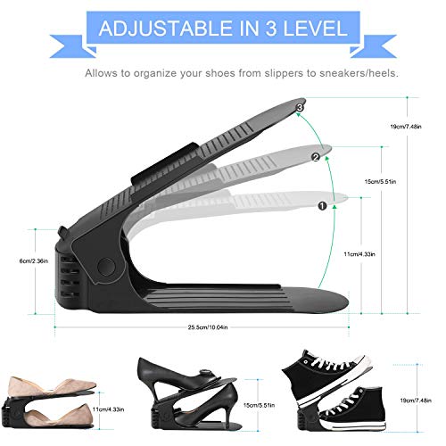 Elepawl regolabile organizer scarpe, scarpiere