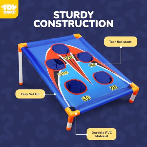 image for TOY Life Bean Bags Toss Carnival Games, Cornhole, Outdoor Toys for Kid