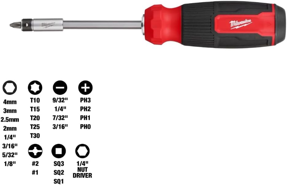 Milwaukee Electric - 27-in-1 Multi-BIT Screwdriver