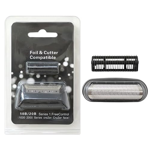 Upgraded 10B 20B 20S 1000 2000Z Replacement Shaver Foil &Cutter Razor Head w/Sealed Packaging for Br-aun 20S 10B 20B 2000 Series Cruzer 1 2 3 4 for 2615 2675 2775 2776 170 190
