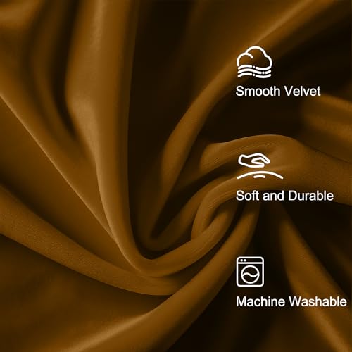 Lazzzy-Velvet-Blackout-Curtains-Thermal-Insulated-Curtains-Room-Darkening-Super-Soft-Luxury-Curtains-for-Bedroom-Rod-Pocket-Window-Drapes-for-Living-Room-2-Panels-52-by-96-Inch-Gold-Brown