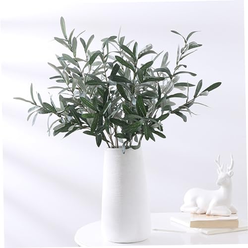 Branches d'olivier artificielles réalistes de 30 pouces pour grand vase haut - 4