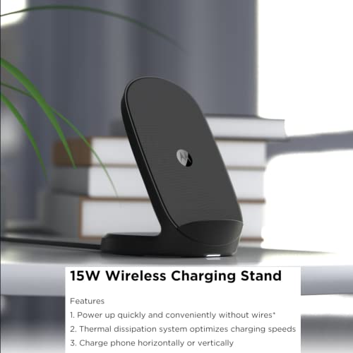 Motorola, Base Carregador TurboPower™ 15W, Wireless, Porta USB-C, Sem Fio