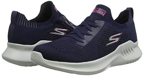 Tênis Go Run Mojo 2.0-Tinker, SKECHERS, Feminino, Azul Escuro/ Rosa, 34