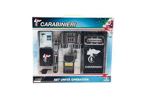 Grandi Giochi - Set Carabinieri Small - Set ufficiale Carabinieri con accessori - CBN18000