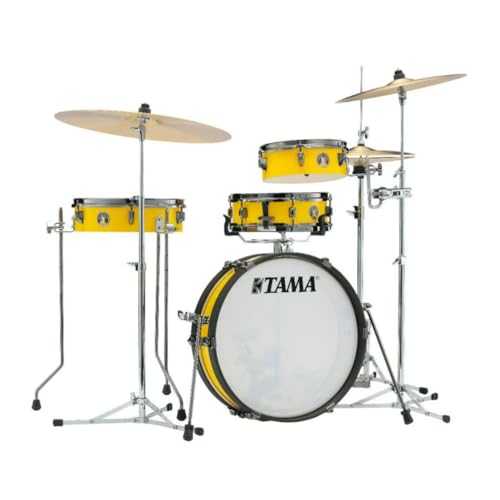 Tama Club-Jam Pancake 4-piece Shell Pack with Snare - Electric Yellow