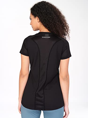 Image of TECHNOSPORT Women's 100% Polyester Regular Fit T-Shirt