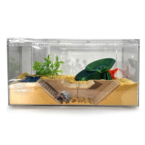 Image of Hermit Crab Underground Tunnel Cave - Hermit Crab Climbing Tank Accessories Hide, Hermit Crab Climbing Toys, Hermit Crab Decor, Habitat Accessories