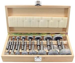16pc. Forstner Bit Set with Wood Case - Amazon.com