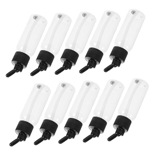 Bouteille de couleur en plastique pour aérographe DOITOOL avec bouchon étanche amovible