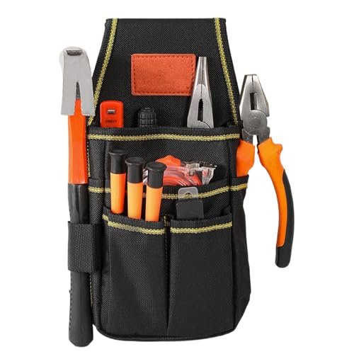 Acunny Cinturón de herramientas | Cinturón de trabajo de carpintero,Correa de herramientas duradera impermeable para electricistas Sanitarios Construcción Carpintería