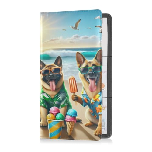 Organizador para Documentos de Cuero Slim miniatura 1