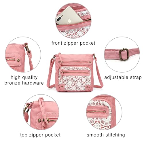 Image of Scarleton Crossbody Bags for Women Purses and Handbags Multi Pocket Shoulder Bag Faux Leather Small, H1833