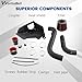VVORHSBELL Cold Air Intake Filter Kit EA113 For 06-138P Audi A3 S3/06-08VW MK5 GTI GLI/12-13MK6 Golf R 2.0/06-12MK3 MK2
