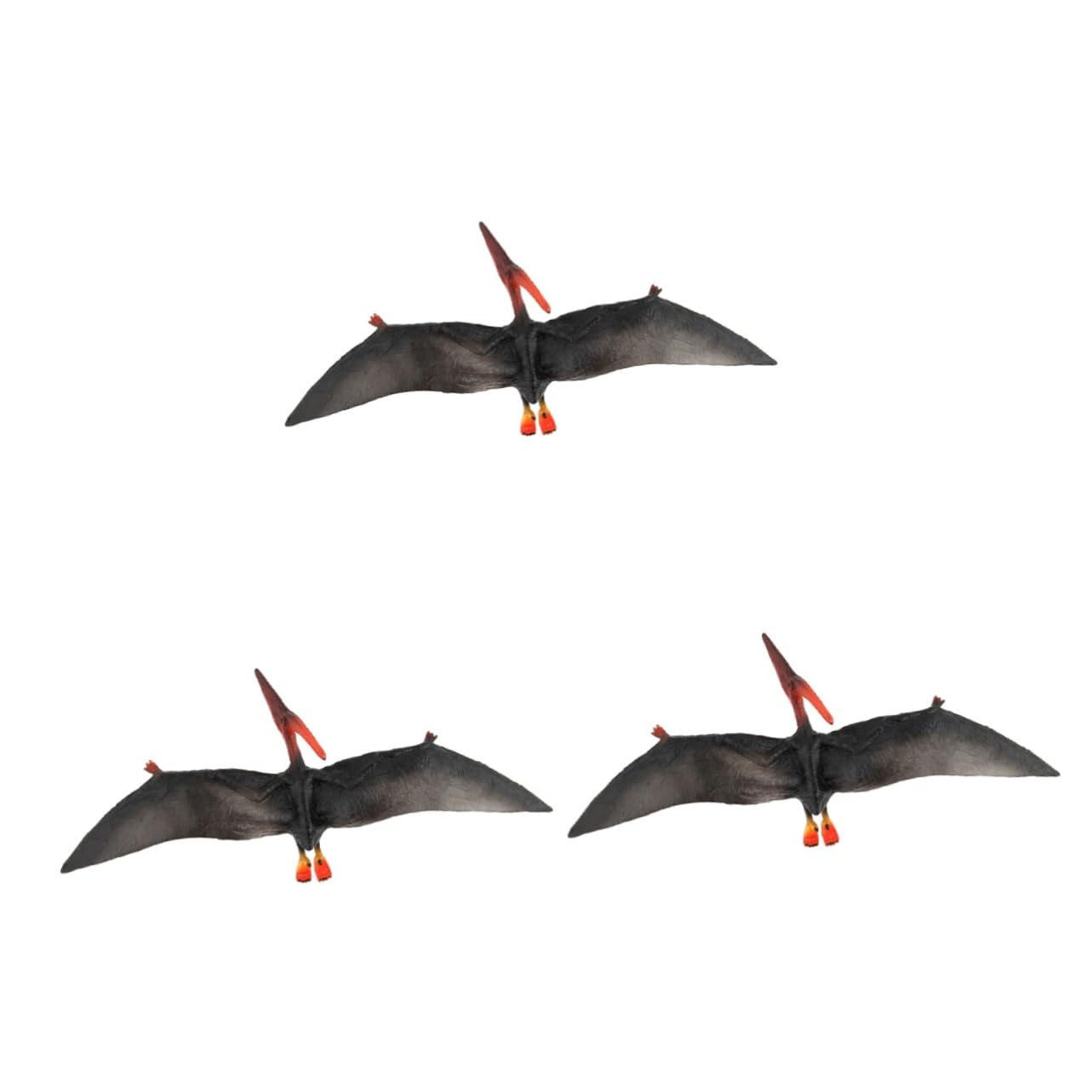 TOYANDONA 3 Pezzi Modello Di Dinosauro Giocattoli Modello Di Pterosauro Di Bambini Giocattolo Figure Di Dinosauri Giocattolo Di Pterosauro