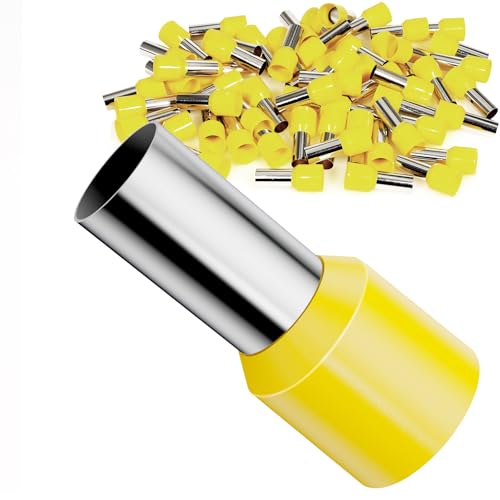 60 Stück Aderendhülsen 25mm², BUNTOR Kabelendhülsen 25mm² x 18mm Lang, Isoliert Aderendhülsen, Aderendhülse für Elektroinstallation