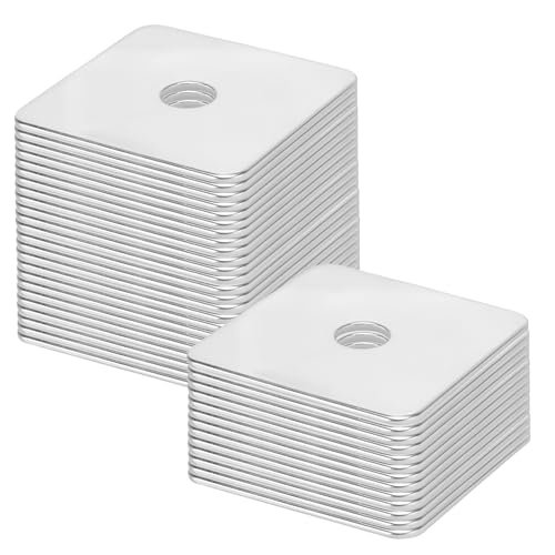 Rondelles carrées M10 anti-enfoncement pour protéger le bois de charpente, 50x50 mm x50