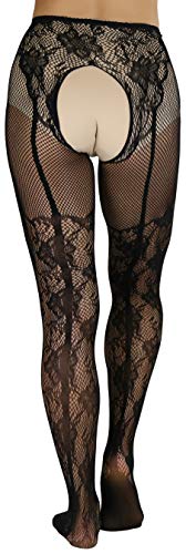 Image of ToBeInStyle Women's Suspender Pantyhose