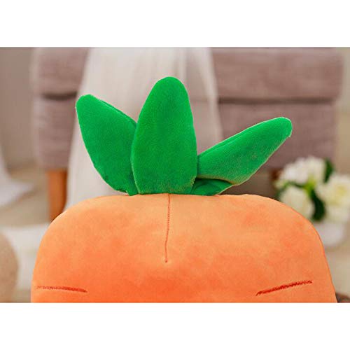 Dongcrystal 21.6 Inches Plush Carrot Pillows Stuffed Creative Vegetables Toys Smile
