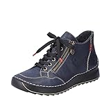 Lining: kalt gefüttert Rieker Damen 51542 Mode-Stiefel, blau, 41 EU