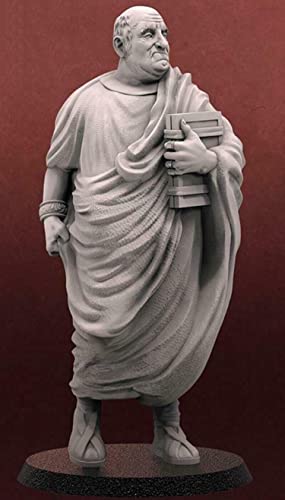 LIANGFANG 1/32 54Mm Soporte de Hombre Antiguo (sin Base) Kit de Modelo de Figura de Resina sin Montar sin Pintar