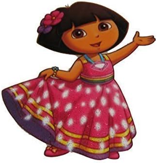 Fat-catz-copy-catz Dora the Explorer smooth style iron on heat transfer clothes patch