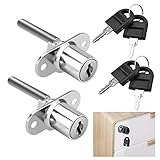 armarios oficina puertas correderas ★ Tamaño del producto: 16 mm para el agujero de la llave, 61 mm para la longitud total de la cerradura, 31 mm para la palanca de bloqueo y 42 mm para el ancho de la placa trasera. (Comprueba el tamaño antes de comprar)