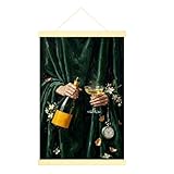 Champagner-Leinwandposter zum Aufhängen, Wandkunst, 