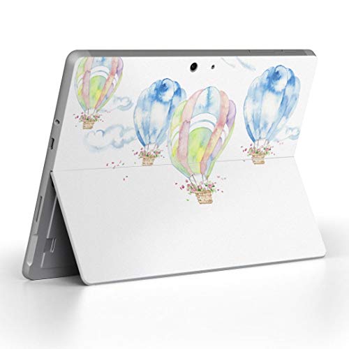 igsticker Surface Go/Surface Go 2 専用スキンシール サーフェス go シール スキン 保護 フィルム ステッカー アクセサリー 015557 気球 パステル 花