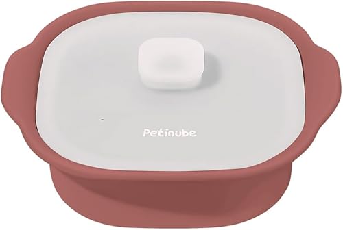 Vaporizador múltiple de silicona fabricado en Corea para microondas para cocinar y recalentar, libre de BPA, flexible y duradero (rojo arce, 40.58