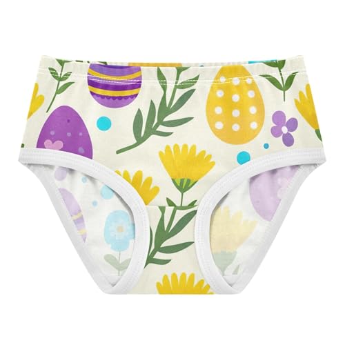 Toddler Girls Underwear 2t Cotton Girl Panties Cute Aesthetic Kids Briefs Undies Pastel Easter Eggs