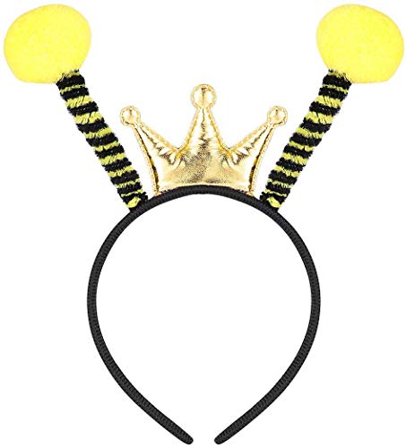 BinaryABC Halloween Bee Headband & Antenna Ball Headband - Costume Accessories