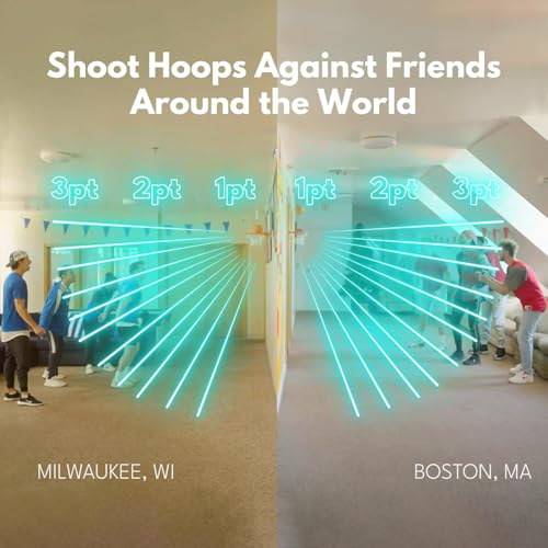 Image of huupe mini - The World's First Smart Mini Basketball Hoop Game Console - The Ultimate Gift for Families for Indoor Gameplay and Interactive Fun