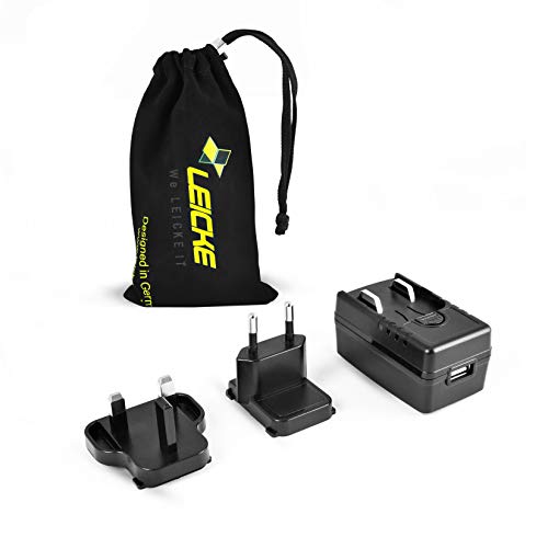 LEICKE ULL USB Power Supply 5V 1.4 A 7W | TÜV and Medical Certified | Ideal replacement for Friwo FOX6-XM-USB | For Smartphones, Tablets, Navigation systems, MP3-Player etc. | EU and UK Plugs