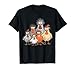 Eagerlys Bunte lustige H&uuml;hner-Kunst, verr&uuml;ckte H&uuml;hnerfamilie T-Shirt