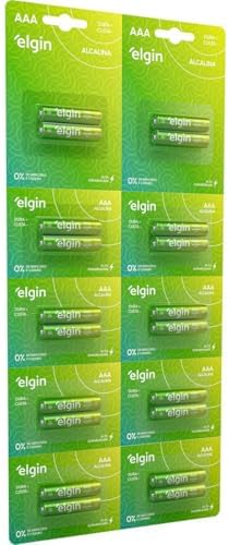 PILHAS AAA ALCALINAS CARTELA COM 20 82346