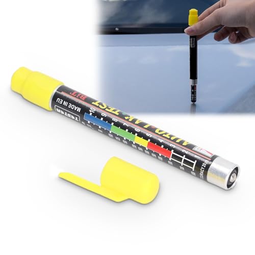 Paint Thickness Tester Meter Gauge, Paint Coating Tester, Car Body Damage Detector, Crash-Test Check, IP6X Waterproof, Car Coating Test Pen, Great to Have When Shopping for Used car