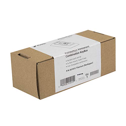 Kidde AccessPoint 001015 KeySafe Original Fecho de Chave Permanente, 5 Chaves, Cinza Titânio