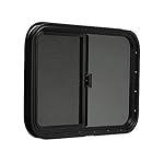 ToughGrade Horizontal Sliding Black RV Window 30" X 20" X 1-1/2" Includes Mounting Ring and Bottom Screen - Image 7