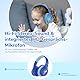 EarFun Bluetooth Kopfhörer Kinder, 5 LED-Beleuchtungsmodi, 74/85/94 dBA Lautstärkebegrenzung, 90 Std Akku, Hi-Fi Klang, HD-Mikrofon, Bluetooth 5.4, Faltbare, Kopfhörer Kabellos Kinder für Schule/Reise