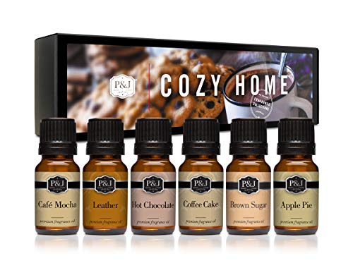 P&J Trading Fragrance Oil | Cozy Home Set of 6 - Scented Oil