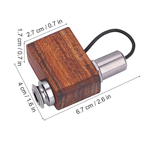 1 Stück Tonabnehmer, Adeline -Tonabnehmer, Mini-Mikrofon, Ukulele, Violine, Zubehör, Sandelholz