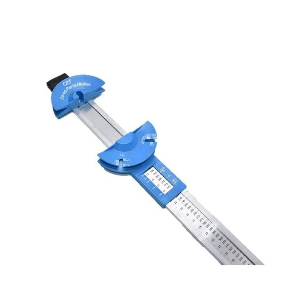 Medidor de correas – 126,5 cm x 18 mm x 6 mm – Precisión y robustez – Medición fácil y fiable – D-Work