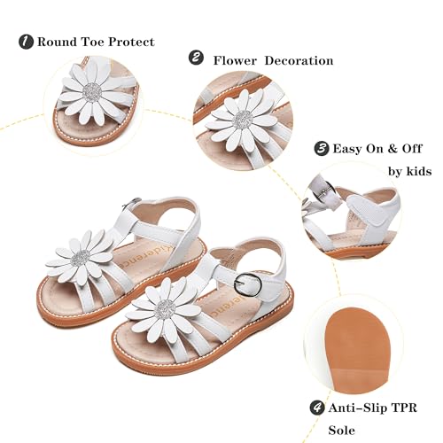 Image of Kiderence Toddler Girls Sandals Little Girls Kids Summer Shoes Toddler Sandals