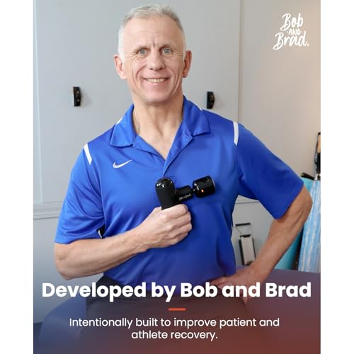 Image of BOB AND BRAD Q2 Pro Mini Massage Gun with Heat and Cold, Pocket-Sized Deep Tissue Massager, HSA Portable Percussion Muscle Massager Gun, Ultra Small & Quiet Muscle Massager, FSA Eligible
