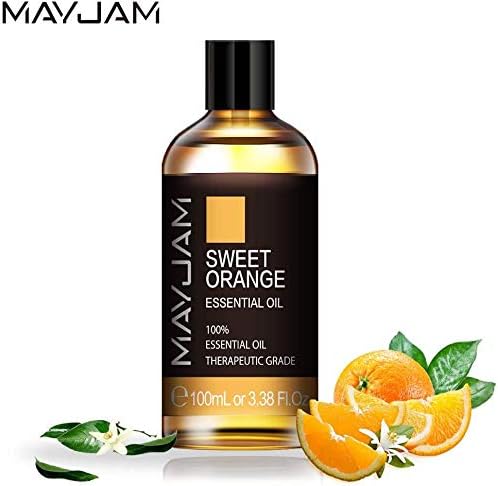 MAYJAM Sweet Orange Essential Oils 100ML, Sweet Orange Oil for Diffuser Humidifier, DIY, Home, Office, 100 ml (Pack of 1) - Image 3