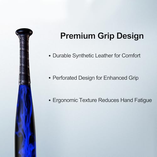 Image of Baseball Bat, 17inch Aluminum One Hand Training Bat, Baseball /Softball /Teeball Mini Training Bat, Batting Practice, Tire Pressure Checker, Multi-Purpose Bats for Versatile Use